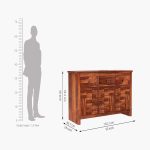 Morse Sheesham wood Sideboard and Cabinet - Image 6