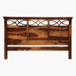 Donetask Sheesham Wood Queen Size Bed without Storage (Provincial Teak Finish) - Image 6