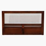 Dyjon Sheesham Wood Queen Size Bed with Box Storage (Honey Oak Finish) - Image 6