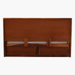 Bairon Sheesham Wood Queen Size Bed with Box Storage (Honey Oak Finish) - Image 5