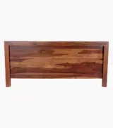 Saga Sheesham Wood Queen Size Bed without Storage (Natural Finish) - Image 6