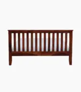 Eyva Sheesham Wood King Size Bed without Storage (Honey Oak Finish) - Image 6