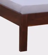 Enikel Sheesham Wood Single Bed without Storage (Honey Oak Finish) - Image 6