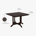 Cohoon Sheesham Wood 4 Seater Dining Set - Image 6