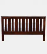 Froya Sheesham Wood King Size Bed without Storage (Honey Oak Finish) - Image 6