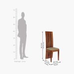 Wertex 6 Seater Dining Set (Honey Finish) - Image 6