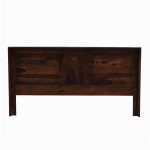 Pemplona Sheesham Wood Queen Size Bed without Storage (Teak Finish) - Image 6