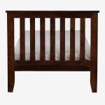 Ova Sheesham Wood Single Bed without Storage (Provincial Teak Finish) - Image 6