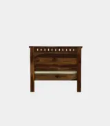 Zurndolf Sheesham Wood Single Bed without Storage (Provincial Teak Finish) - Image 6