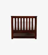 Ova Sheesham Wood Single Bed with Trundle (Honey Oak Finish) - Image 6