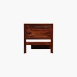Sougur Sheesham Wood Single Bed with Drawer Storage (Honey Oak Finish) - Image 6