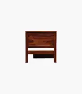 Sougur Sheesham Wood Single Bed with Drawer Storage (Honey Oak Finish) - Image 6