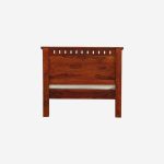 Zurndolf Sheesham Wood Single Bed in Honey Oak Finish - Image 6