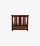 Froya Sheesham Wood Single Bed with Trundle (Honey Oak Finish) - Image 6
