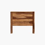Newvo Sheesham Wood Single Bed in Rustic Teak Finish - Image 6