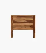 Newvo Sheesham Wood Single Bed without Storage (Rustic Teak Finish) - Image 6