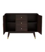 Oriana Sheesham Wood with Cane Craft Cabinet and Sideboard (Walnut Finish) - Image 6
