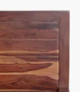 Saga Sheesham Wood Queen Size Bed without Storage (Natural Finish) - Image 7