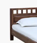 Misty Sheesham Wood Single Bed without Storage (Rustic Teak Finish) - Image 7