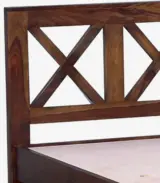 Krysos Sheesham Wood Single Bed without Storage (Provincial Teak Finish) - Image 7