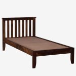 Ova Sheesham Wood Single Bed without Storage (Provincial Teak Finish) - Image 7
