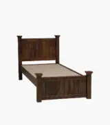 Cortagena Sheesham Wood Single Bed without Storage (Provincial Teak Finish) - Image 7