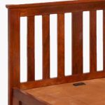 Sarko Solid Wood Single Bed with Box Storage (Honey Finish ) - Image 7