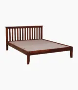 Eyva Sheesham Wood King Size Bed without Storage (Honey Oak Finish) - Image 7