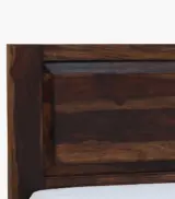 Misty Sheesham Wood Queen Size Bed without Storage (Provincial Teak Finish) - Image 8