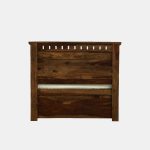 Zurndolf Sheesham Wood Single Bed In Provincial Teak Finish With Box Storage - Image 8
