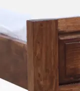 Misty Sheesham Wood Single Bed without Storage (Rustic Teak Finish) - Image 8