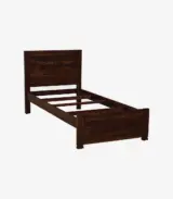 Sougur Sheesham Wood Single Bed without Storage (Provincial Teak Finish) - Image 8
