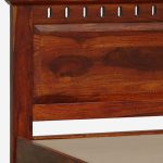 Zurndolf Sheesham Wood Single Bed in Honey Oak Finish - Image 8