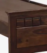 Mahjestica Sheesham Wood Single Bed without Storage (Provincial Teak Finish) - Image 8