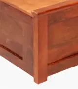 Sarko Solid Wood Single Bed with Box Storage (Honey Finish) - Image 8