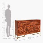 Jett Sheesham Wood Cabinet and Sideboard - Image 9