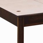 Pemplona Sheesham Wood Queen Size Bed without Storage (Teak Finish) - Image 9