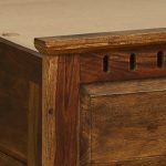 Zurndolf Sheesham Wood Single Bed In Provincial Teak Finish With Box Storage - Image 9