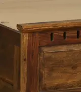 Zurndolf Sheesham Wood Single Bed with Box Storage (Provincial Teak Finish) - Image 9