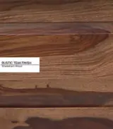 Krysys Sheesham Wood Single Bed without Storage (Rustic Teak Finish) - Image 8