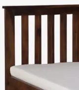 Ova Sheesham Wood Single Bed with Trundle (Provincial Teak Finish) - Image 9