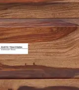 Railegh Sheesham Wood Single Bed without Storage (Rustic Teak Finish) - Image 9