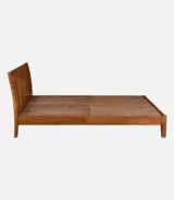 Luxurious Sheesham Wood King Size Bed without Storage (Brown Finish) - Image 8