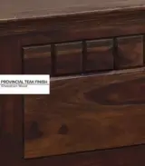 Mahjestica Sheesham Wood Single Bed without Storage (Provincial Teak Finish) - Image 9