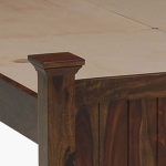 Cortagena Sheesham Wood Single Bed without Storage (Provincial Teak Finish) - Image 9