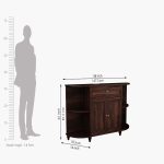 Tyra Sheesham Wood Storage Cabinet and Sideboard - Image 9