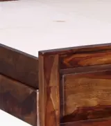 Krysys Sheesham Wood Queen Size Bed with Drawer Storage (Provincial Teak Finish) - Image 9