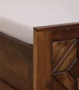 Chez Sheesham Wood Queen Size Bed with Box Storage (Provincial Teak Finish) - Image 9
