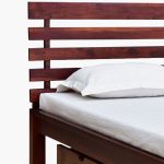 Stigen Sheesham Wood Single Bed With Drawer Storage In Scratch Resistant Honey Oak Finish - Image 10