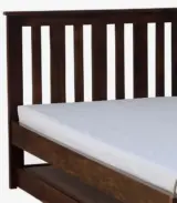Froya Sheesham Wood Single Bed with Trundle (Provincial Teak Finish) - Image 10